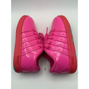 K-Swiss Classic VN Hot Pink Patent Leather Infant Sneakers 23643-684-M Size 7